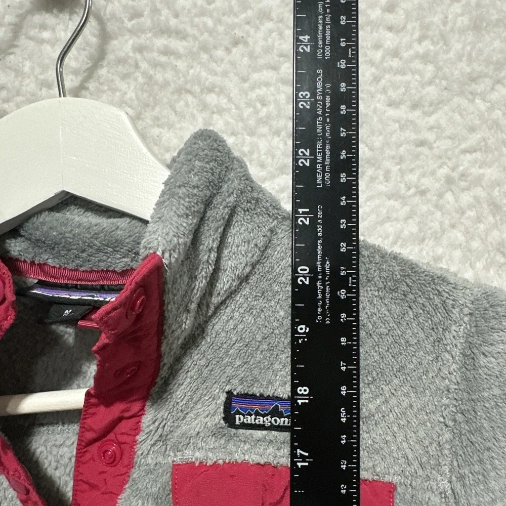 Patagonia Girls‎ Size M (10) Re-Tool Snap T Fleece Gray Pullover